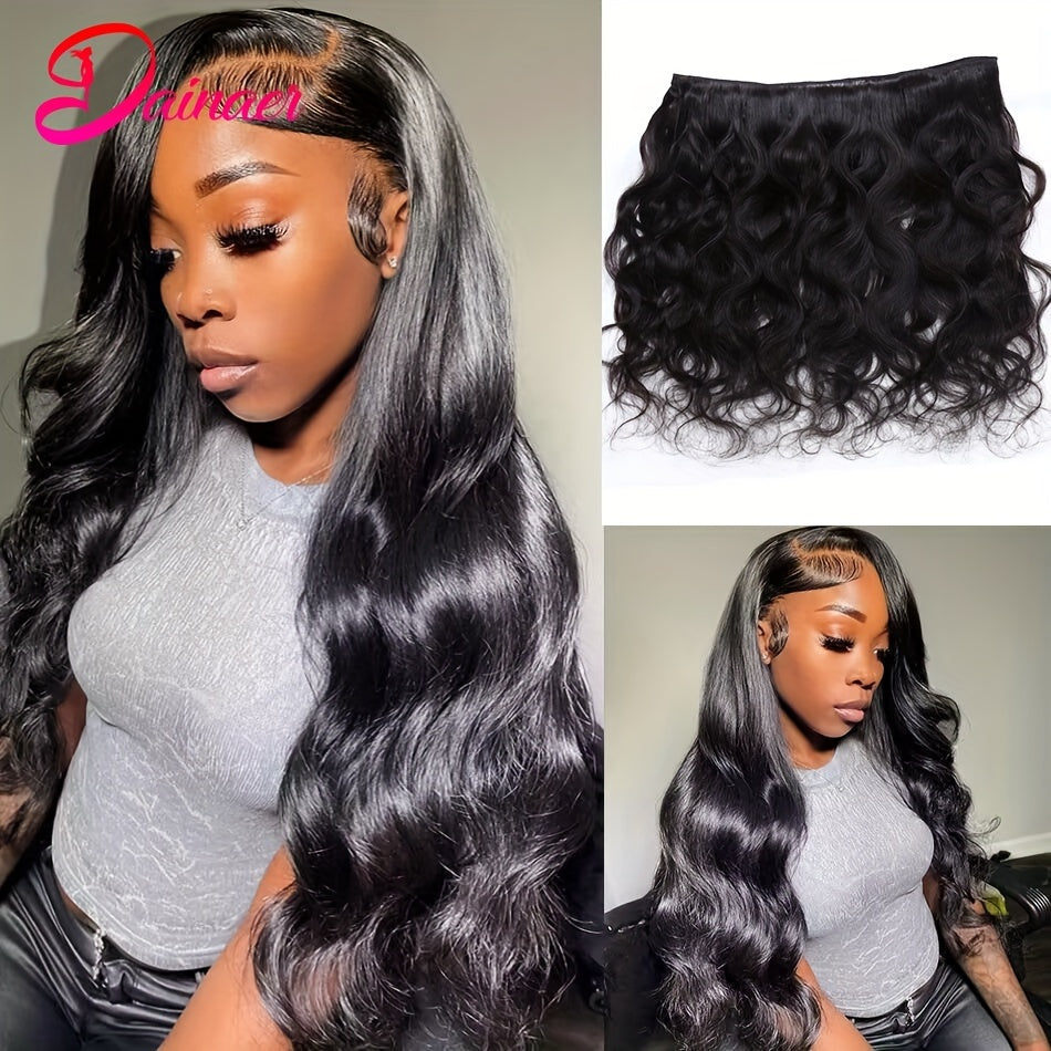 Body Wave Bundles With Closure Human Hair Weave Bundles Unprocessed Virgin Hair Extensions With Closure Natural Color 3 Bundles With 5x5 Closure Free Part
